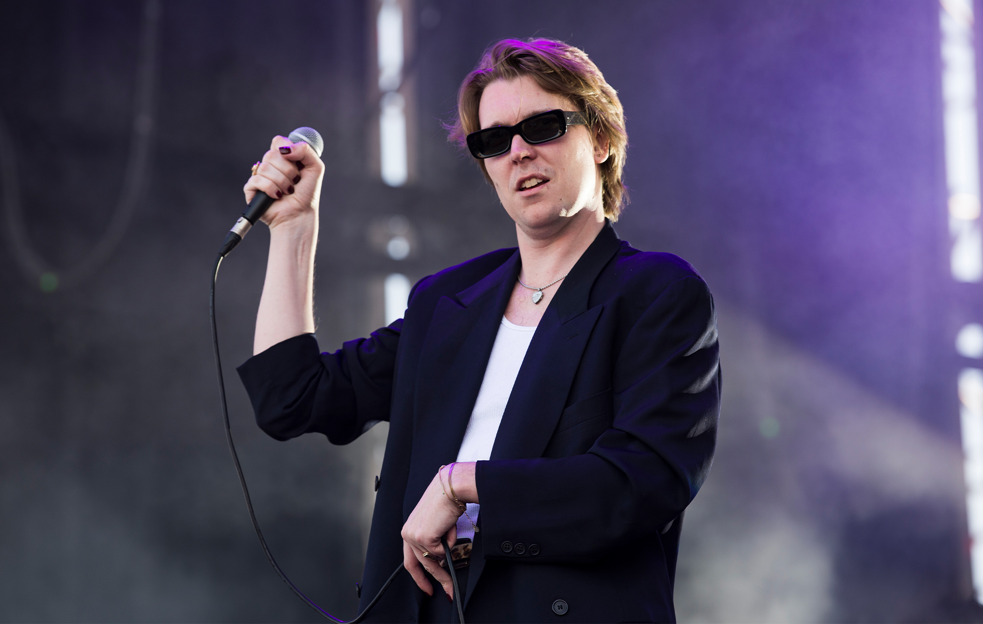Alex Cameron on stage